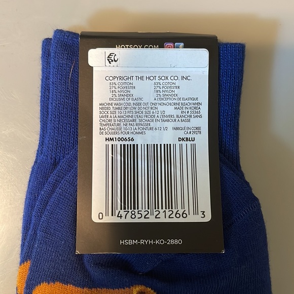 HOTSOX Men’s Tacos Crew Socks NWT - Picture 3 of 3